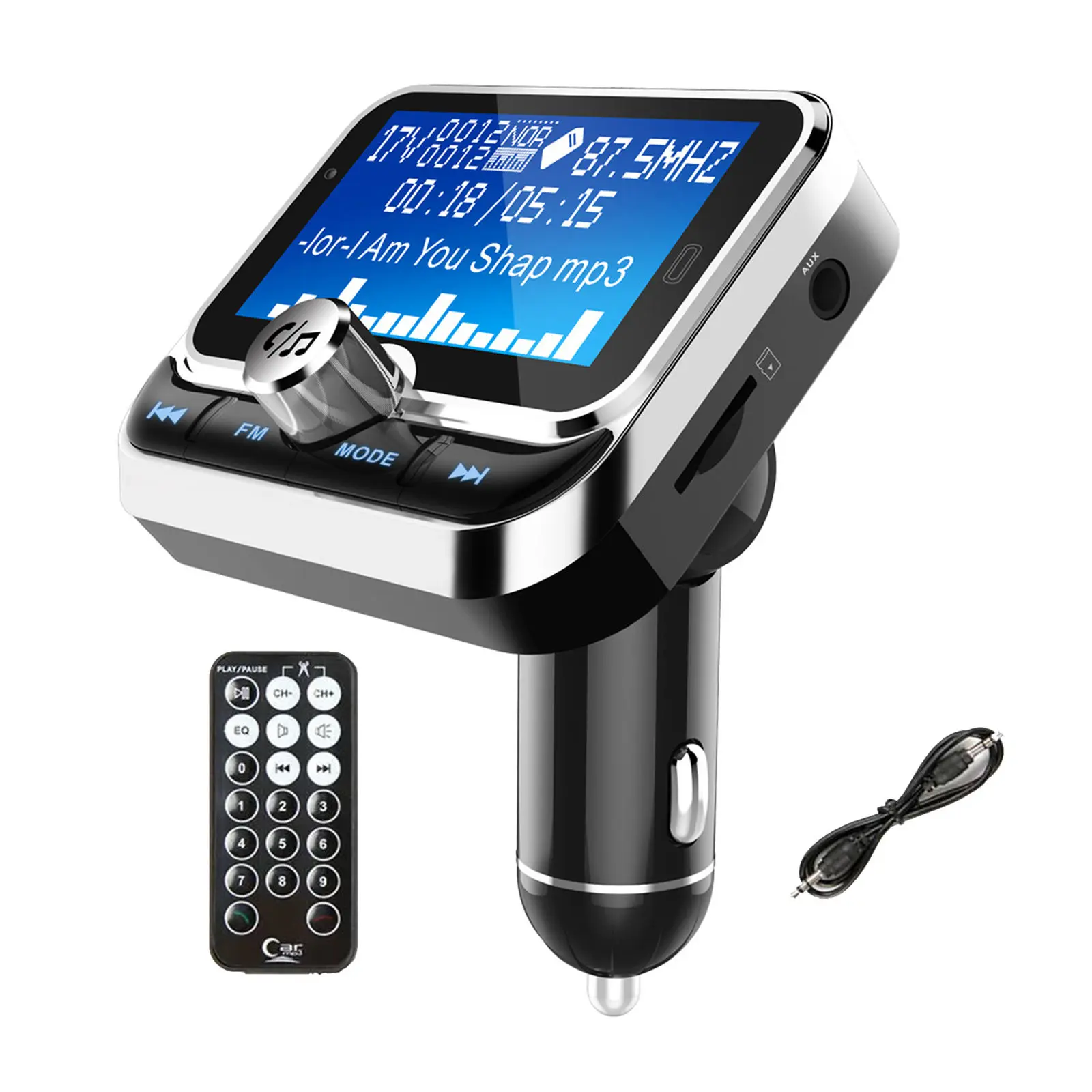 Bluetooth FM Transmitter Car Charger USB Drive MP3 Player Dual USB Universal Mini