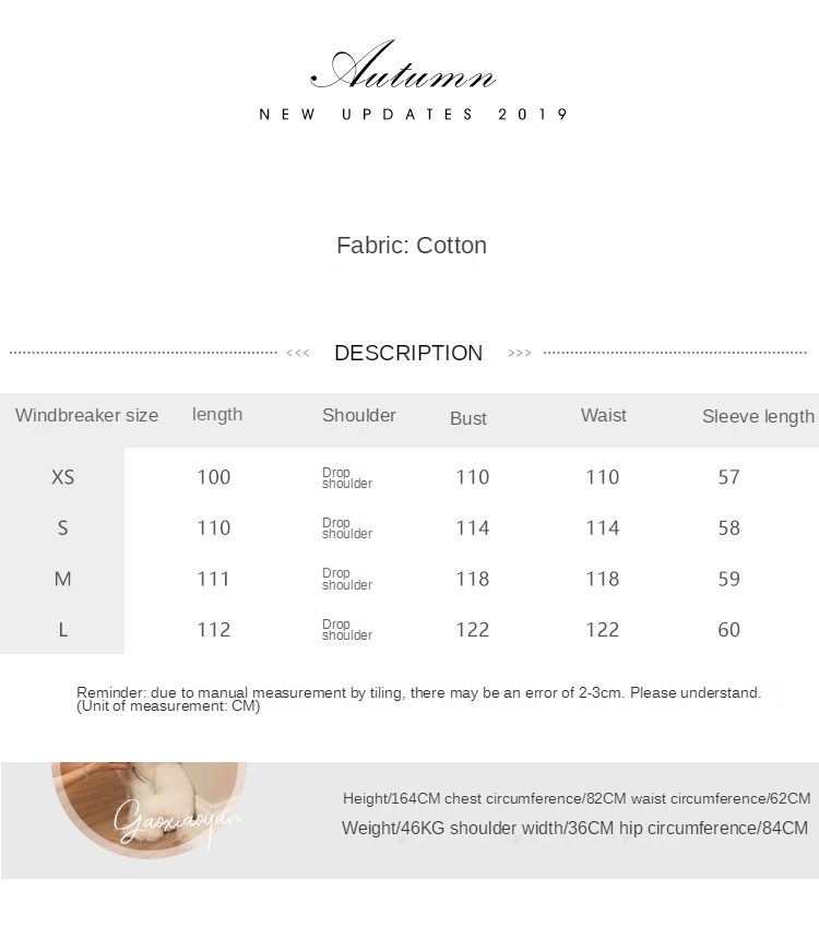 Women 's Trench Coat Mid -length 2021 New Korean Style Elegant Fashion Casual Spring and Autumn Khaki Long Double Breasted Full