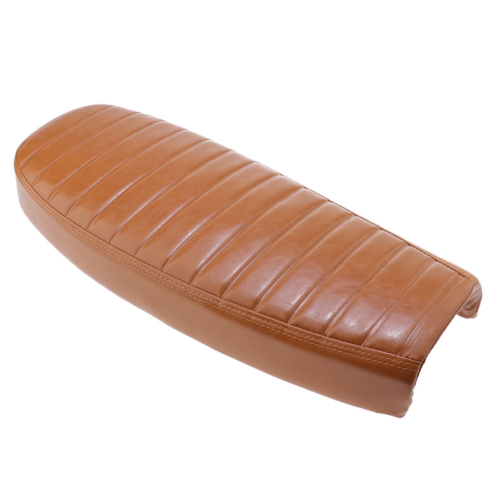 Cafe Racer Motorcycle Motorbike Seat Retro Scrambler Seats Universal Orange