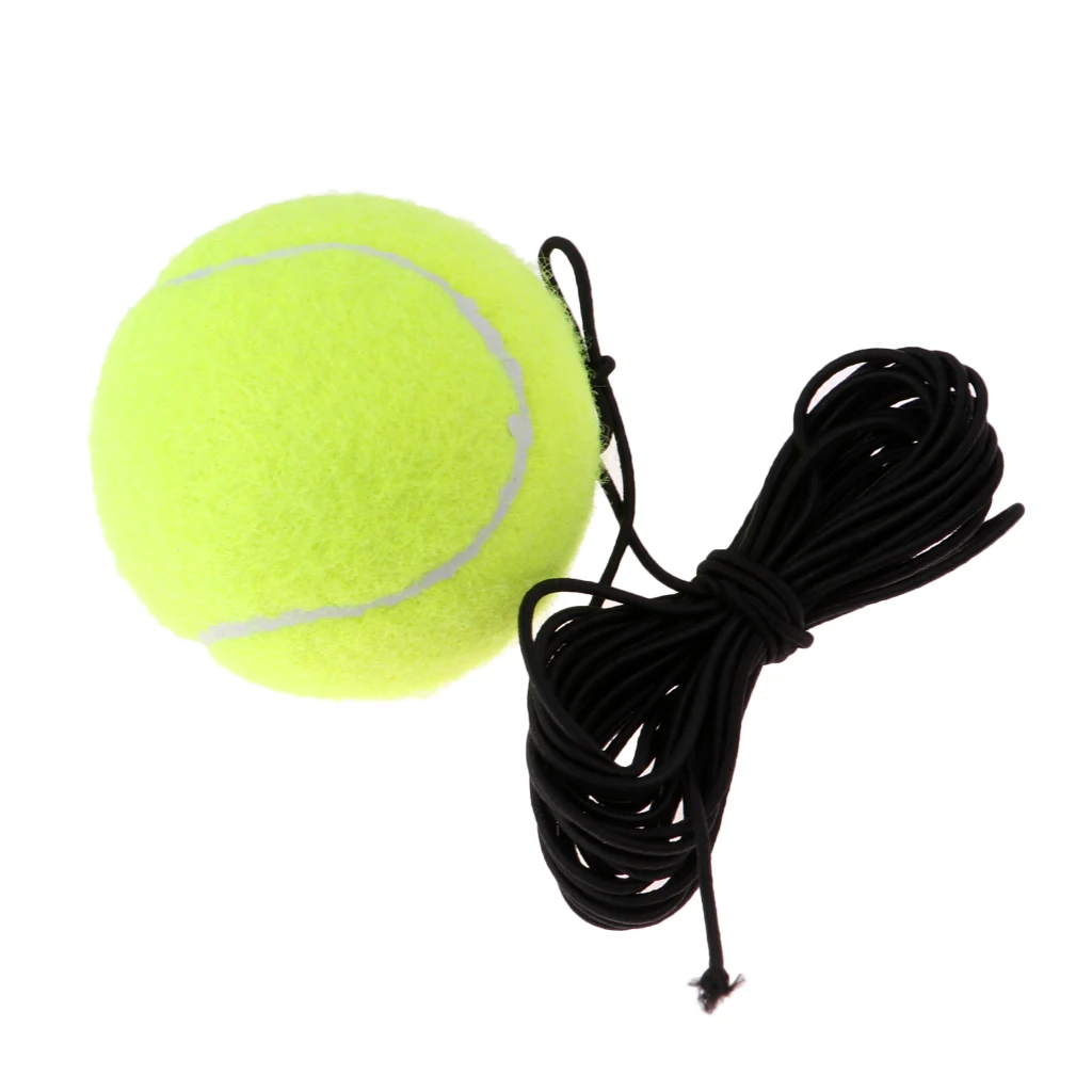 Elastic Tennis Ball on String Tennis Practice Self-Study Training Aids Trainer