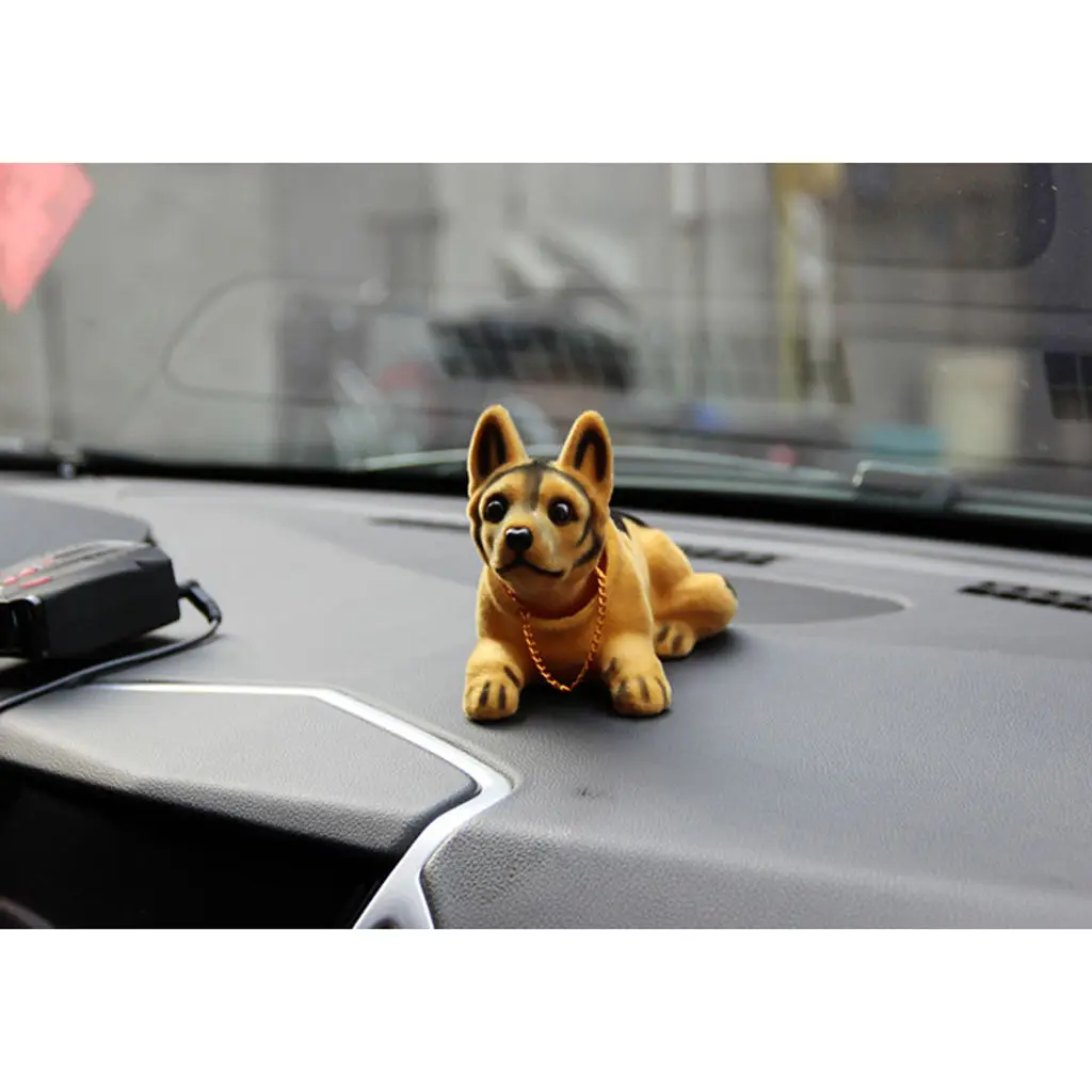 Shaking Head Lucky Dog Bobbing Heads Car  Puppy for Car Vehicle Decoration -  Dog