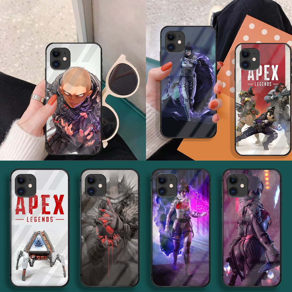 Защитный чехол Apex Legends из закаленного стекла для IPhone 5 6 7 8 S Plus  X Xr Xs 11 12 Pro Max Se 2020 | AliExpress