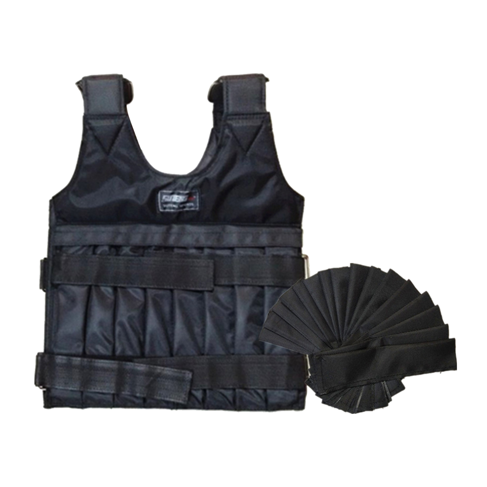 20KG Weighted Vest For Boxing Weight Training Workout Fitness Gym Equipment Adjustable Waistcoat Jacket Sand Clothing