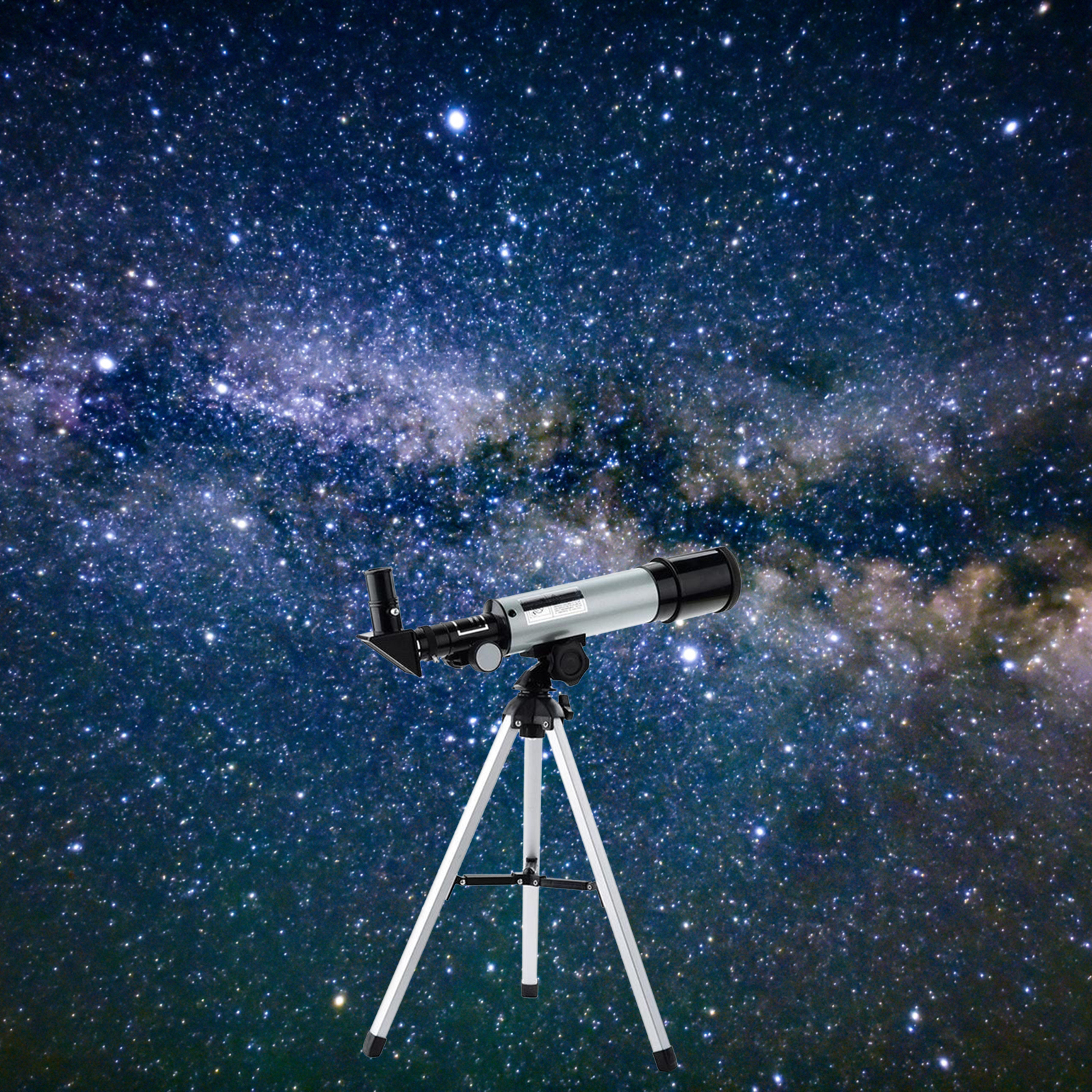 F36050 Zoom 90X Astronomical Reflector Telescope With Tripod Finder Scope