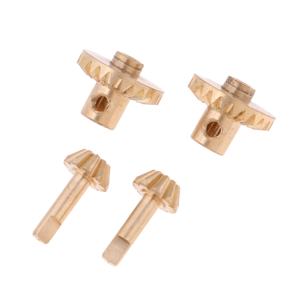 4pcs Brass Gears Pinion for WPL 1/12 RC Car Pick-up Truck GAZ Spare Parts