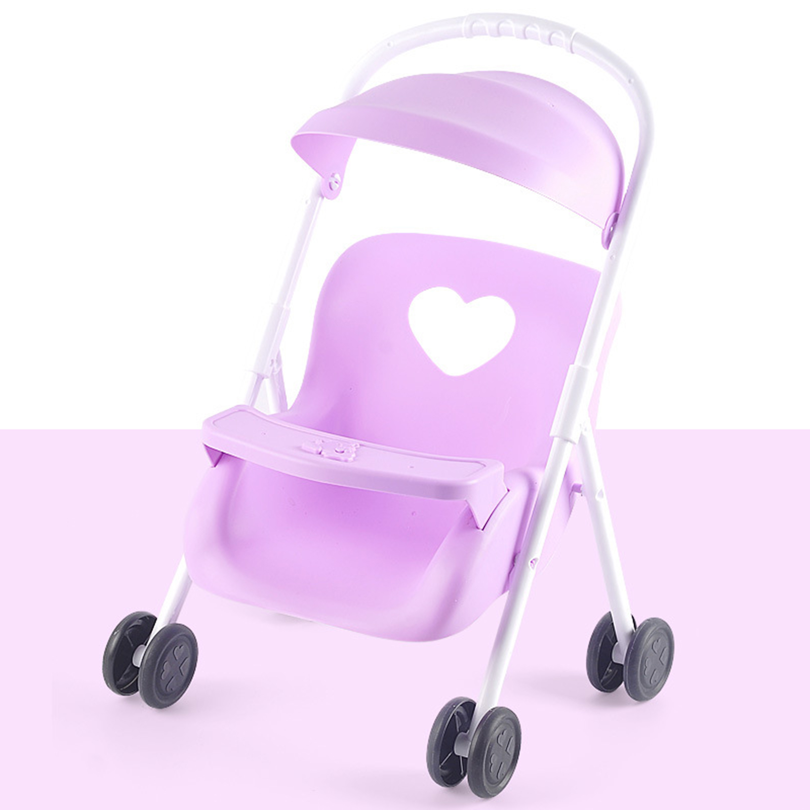 Infant Dolls Stroller Pushchairs Collapsible Mini Prams Kids Pretend Play Toy