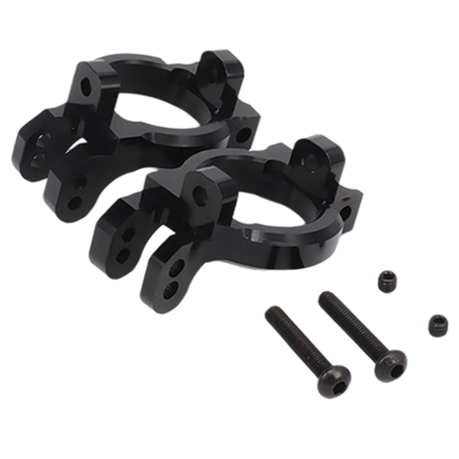Upgrade Aluminum Alloy RC C Hub Carrier Steering Knuckle Arm Carrier Set for Racer 90026 AX31002 Front Knuckle Arm Modified