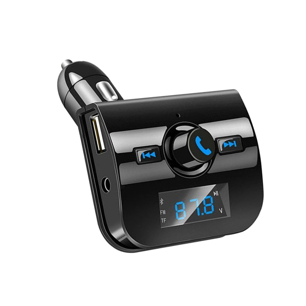 Bluetooth Car FM Transmitter MP3 Player AUX USB Port LCD Diaplay Adapter