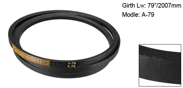 Uxcell A72-A85 Drive V-Belt Girth 72 Inch-85 Inch Industrial Power Rubber Transmission Belt