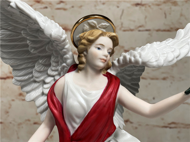 Home Interiors Porcelain Figurine Good Luck Angel European-style Ceramic  Angel Statue For Home & Office Decoration Gift - AliExpress