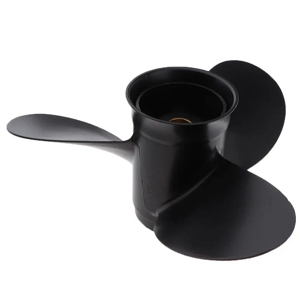 Black Boat Engine Propeller 8.5 X 9 for Tohatsu 2 & 4 STROKE 6 HP 8 HP 9.8 HP Black Boat Engine Propeller 8.5 X 9 for Tohatsu 2 & 4 STROKE 6 HP 8 HP 9.8 HP