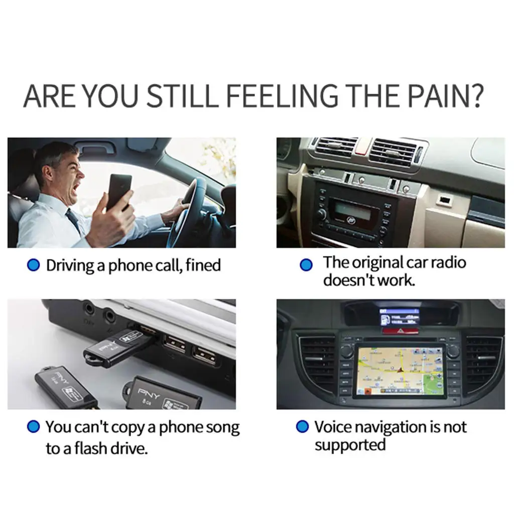 Car MP3 Radio Player Receiver Bluetooth Stereo Audio in- FM W/ Aux