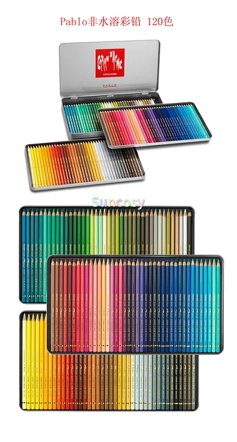 Caran D'Ache Pablo Colored Pencils Set of 80