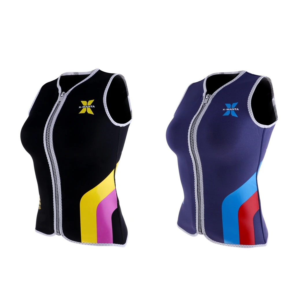 3mm Women`s Wetsuits Neoprene Zipper Wetsuit Vest Spring Suit for Diving Surfing Windsurf Kitesurfing Swimsuit Swimwear