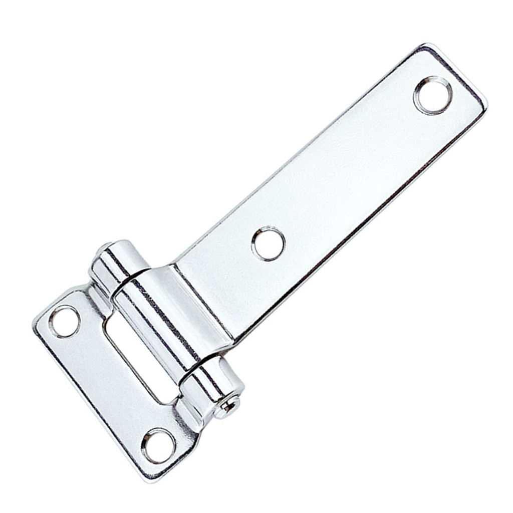 Heavy Duty T Hinge Stainless Steel Hardware for Trailer Truck 136 x 58 mm