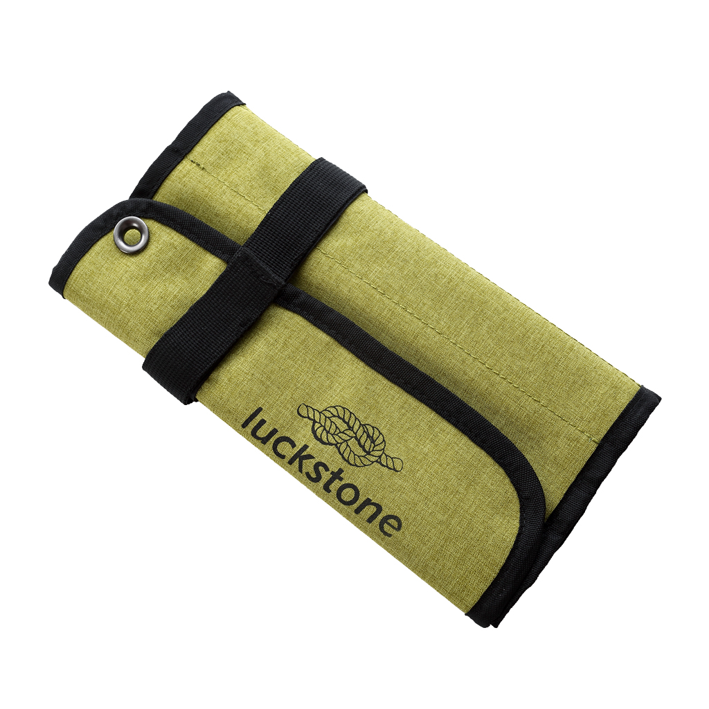 Durable Easy Roll up Bag for 8pcs Ice Screws Protection & Organize Ice Climbing Equipment Accessories