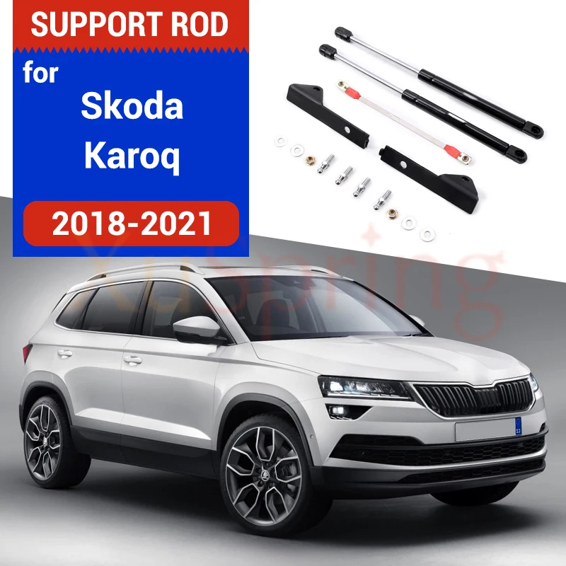 Front Bonnet Hood Lift Support Shock Struts For Skoda Karoq 2017 2018 2019 