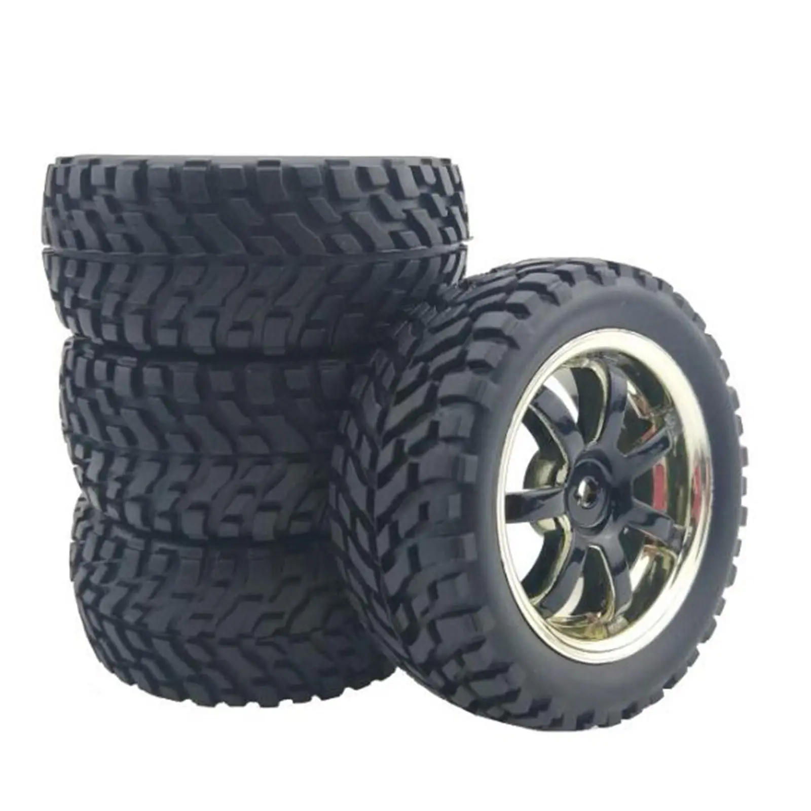 RC Rubber Tire for Wltoys 144001 124018 124019 Scale Off Road Hobby Model Toy Replacement