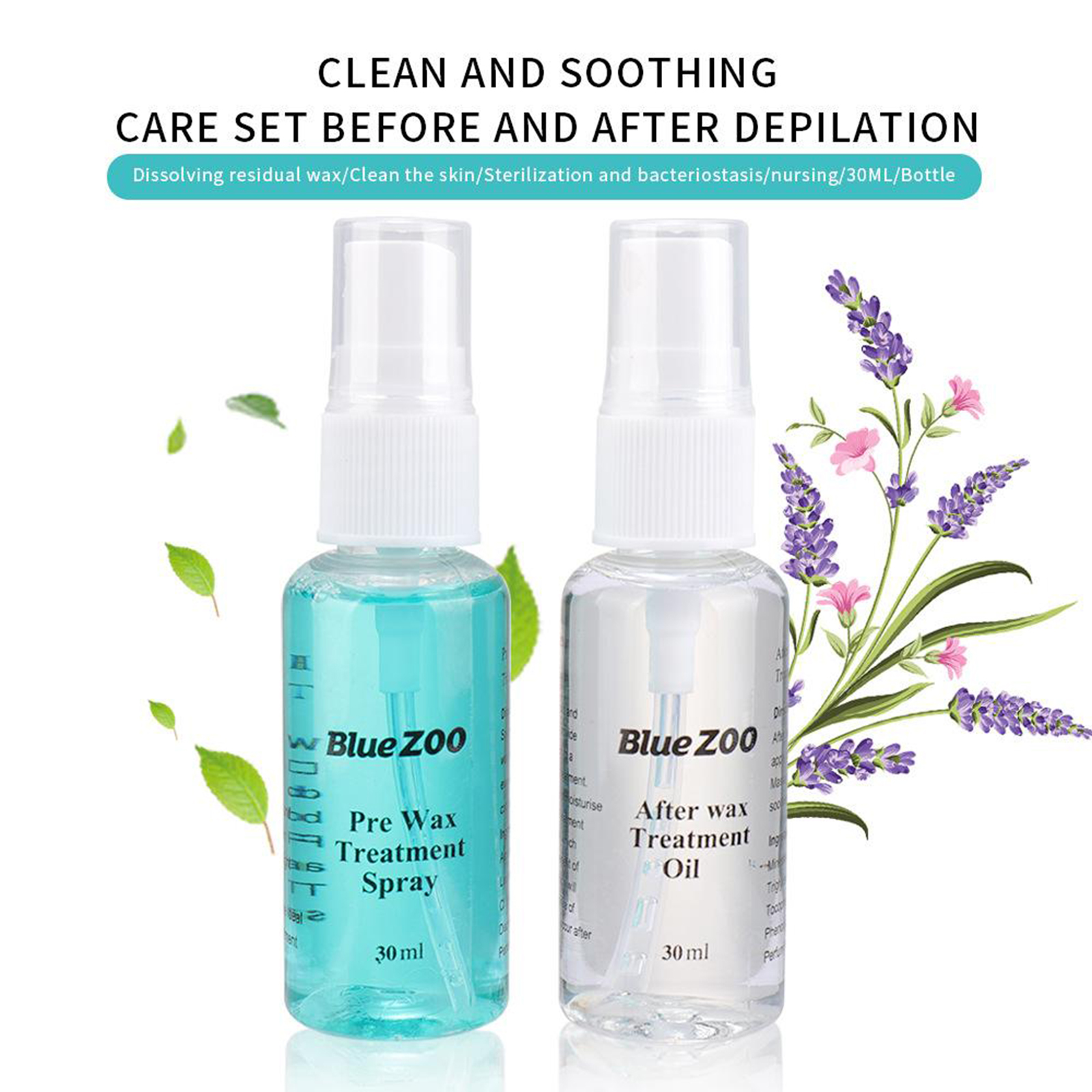 Pre & After Waxing Treatment Spray Liquid 30ml Hair Removal Tool Smooth Body