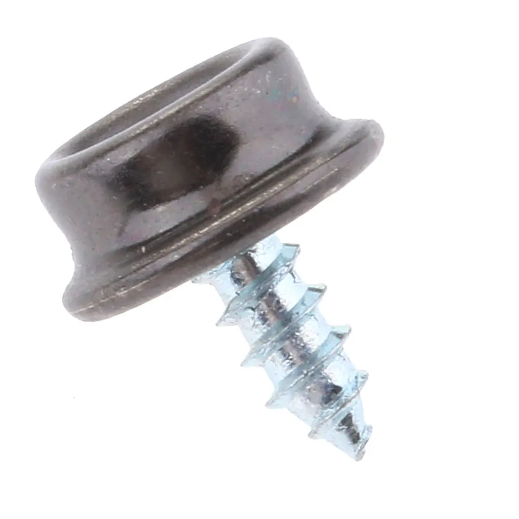 1 Set of Snap Fastener Screw Mounting Kit 10mm Snap Cover 3/8 `` Screw
