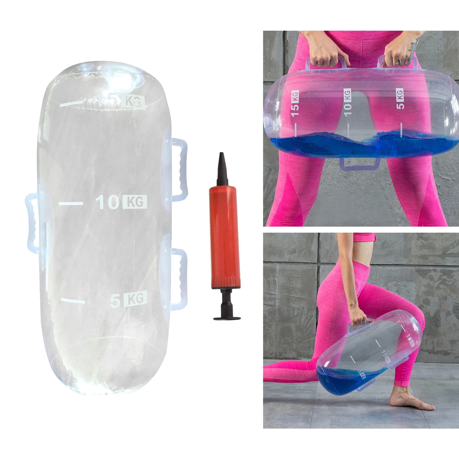 Training Power Bag Water Portable Equipment Physical for Gym Home Full Body