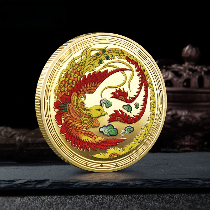 Pièce Commémorative Panda Chinois – Feuille D’or Ou Argent – 40 Mm De Diamètre – Porte-bonheur – Cadeau Collection - 9