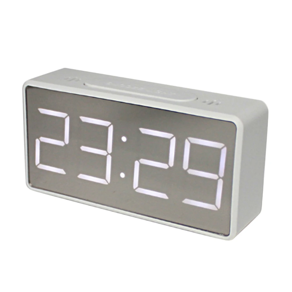 LED Digital Alarm Clock Full Range Brightness Dimmer, Adjustable Alarm Volume,