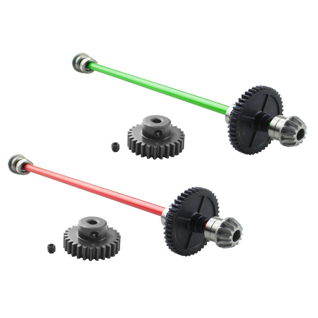 Differential   Gear   Center   Drive   Shaft   Set   Kit   Fits   WLtoys   144001   RC   Car   Parts