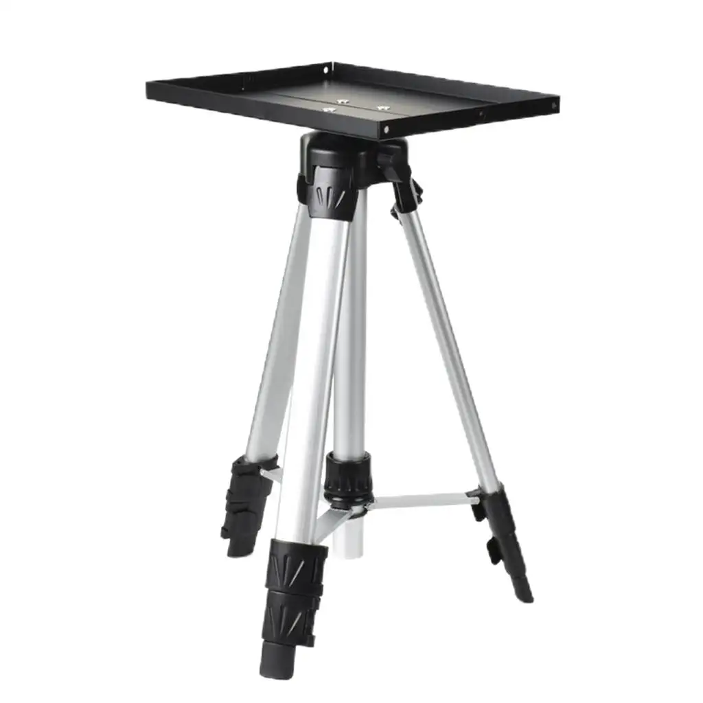 Projector Tripod Stand with Adjustable Height DJ Equipment Holder for Mixer Stage or Studio Use