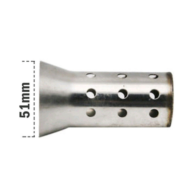 Tiardey Motorbike Muffler Insert, Universal 51mm Motorcycle Exhaust