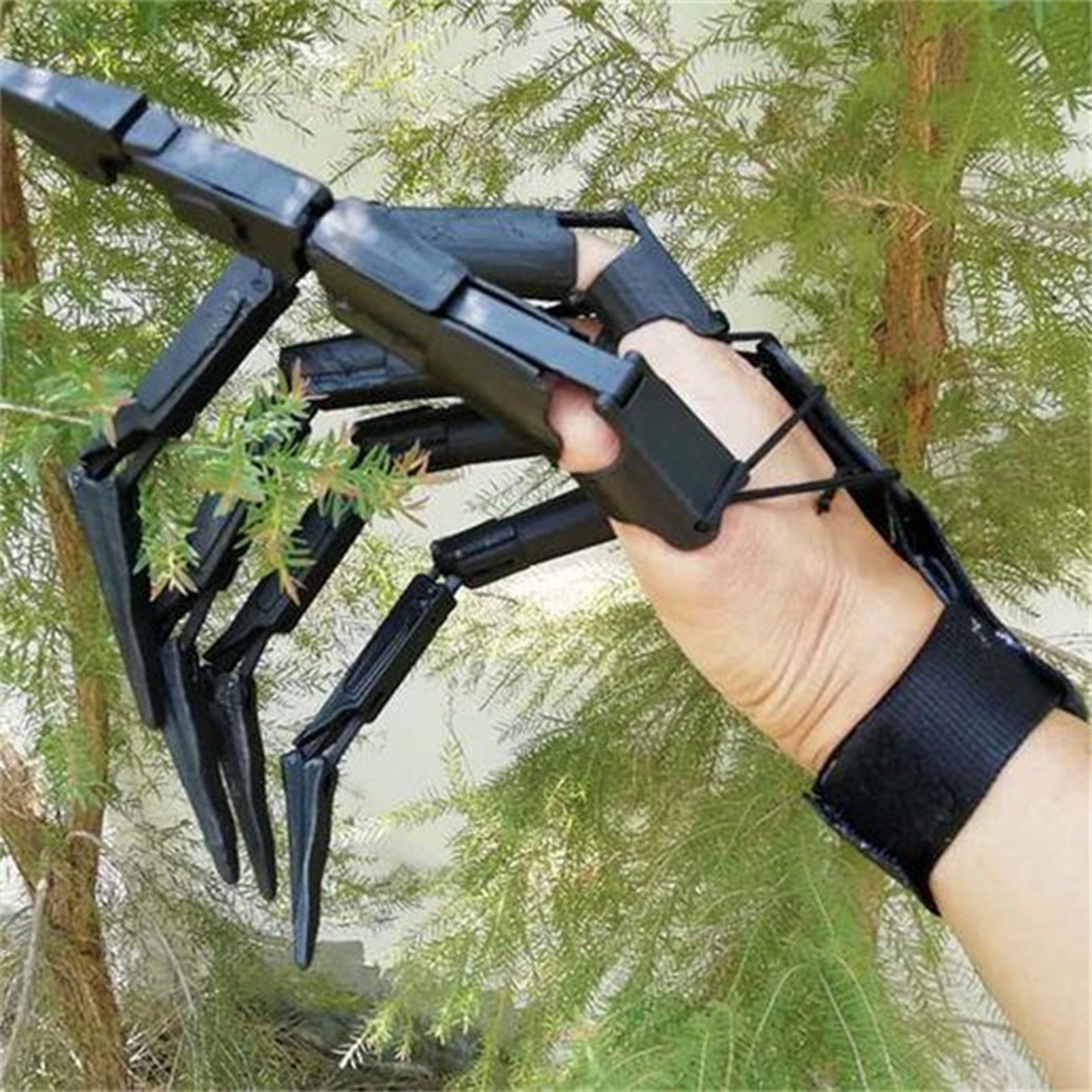 Emulsion Halloween Articulated Fingers Flexible Joint Bend/Stretch Freely Horrible Atmosphere Dress Finger Extensions Cosplay