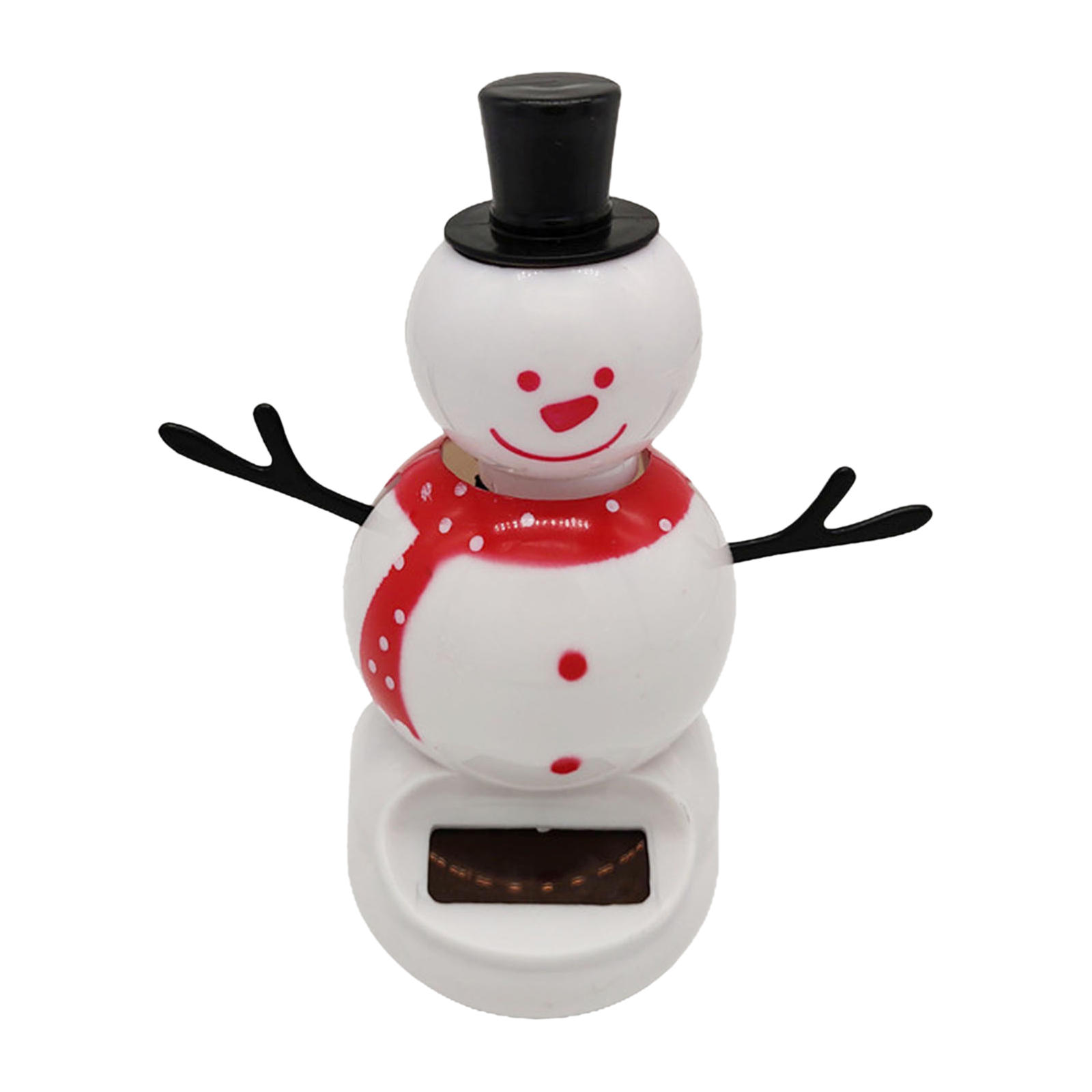 Solar  Dancing Snowman Bobblehead Doll Dancing Toy Car Accessories Xmas Gifts