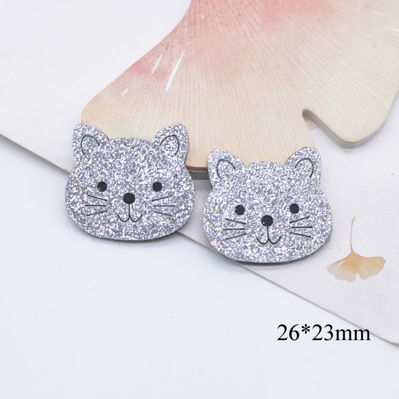 10 Stück gepolsterte Kawaii Tiere Katze Eichhörnchen Kaninchen Fuchs Applikation für DIY Kleidung Hut Schuhe Nähen Patches Haarspangen Bogen Zubehör – Detail 3