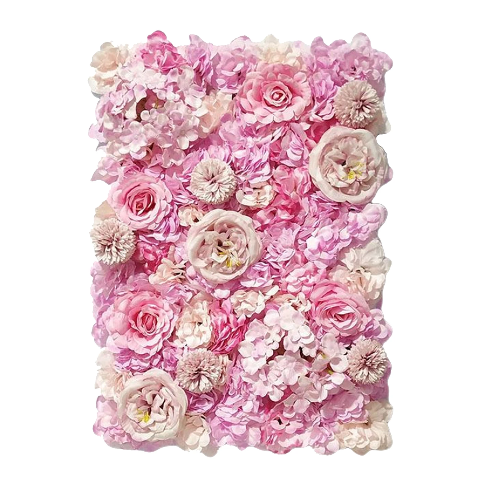 Artificial Flower Panel Hydrangea Wall Bouquet Wedding Party Backdrop 24