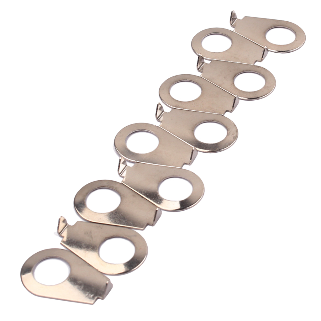 10Pcs Metal Guitar Knobs Pointer Plate Knob Position Indicator For Guitar Bass Parts Accessories 22X14X5mm