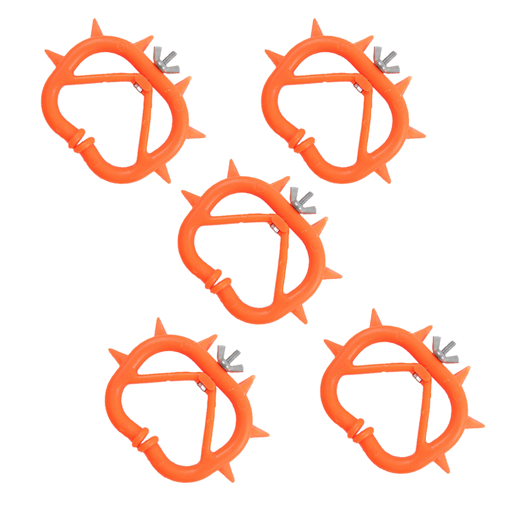 5pcs Plastic Calf Weaner Durable Plastic Adjustable Effective