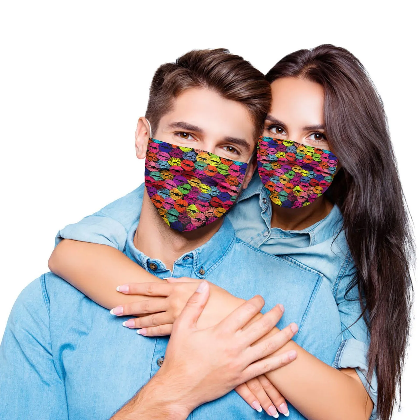 family of 3 halloween costumes 10PC Mascarillas Adult Disposable Mask Valentine's Day Heart Love Print Face Mask Protective Desechables Halloween Cosplay Mask unique halloween costumes