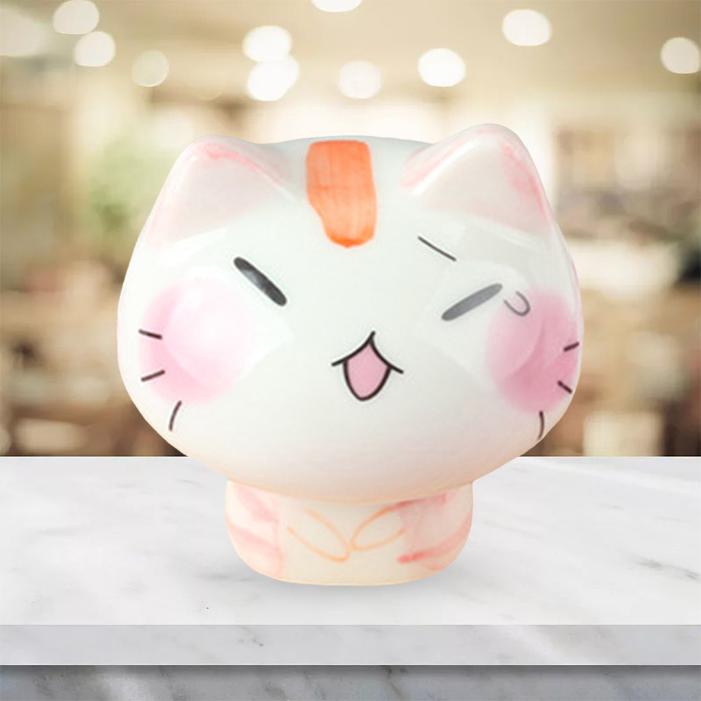 Cute Ornament Cat Pose Figurine Sculpture Statue Home Office Living Room Bedroom Desktop Bookshelf TV Stand Decoration Craft