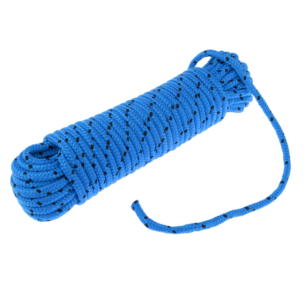 20Meter 8mm High Strength Polypropylene Braided Rope Outdoor Survival 