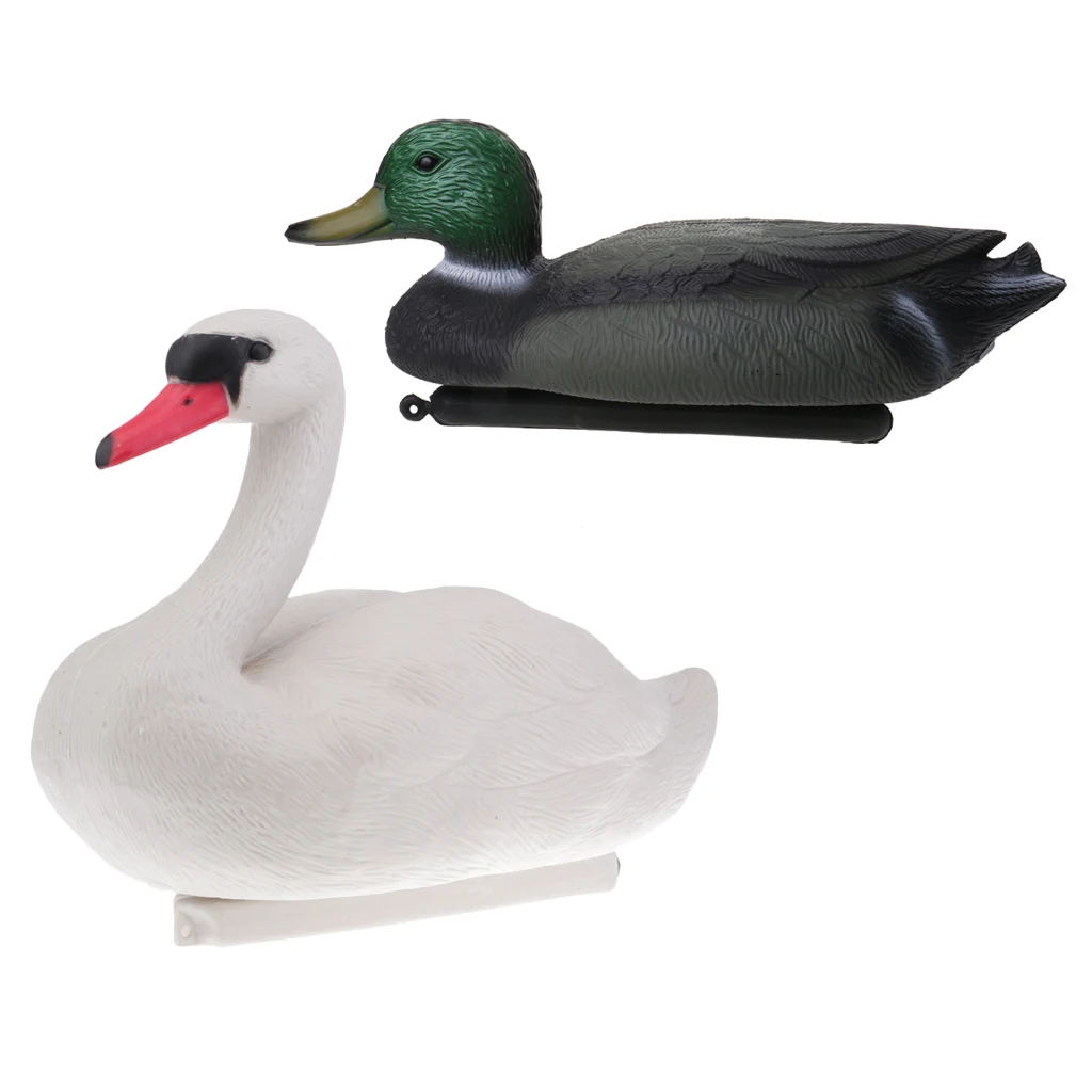 Duck Drake Decoy, Goose Swan Hunting Bait, Ornaments Garden Decor, Scarecrow