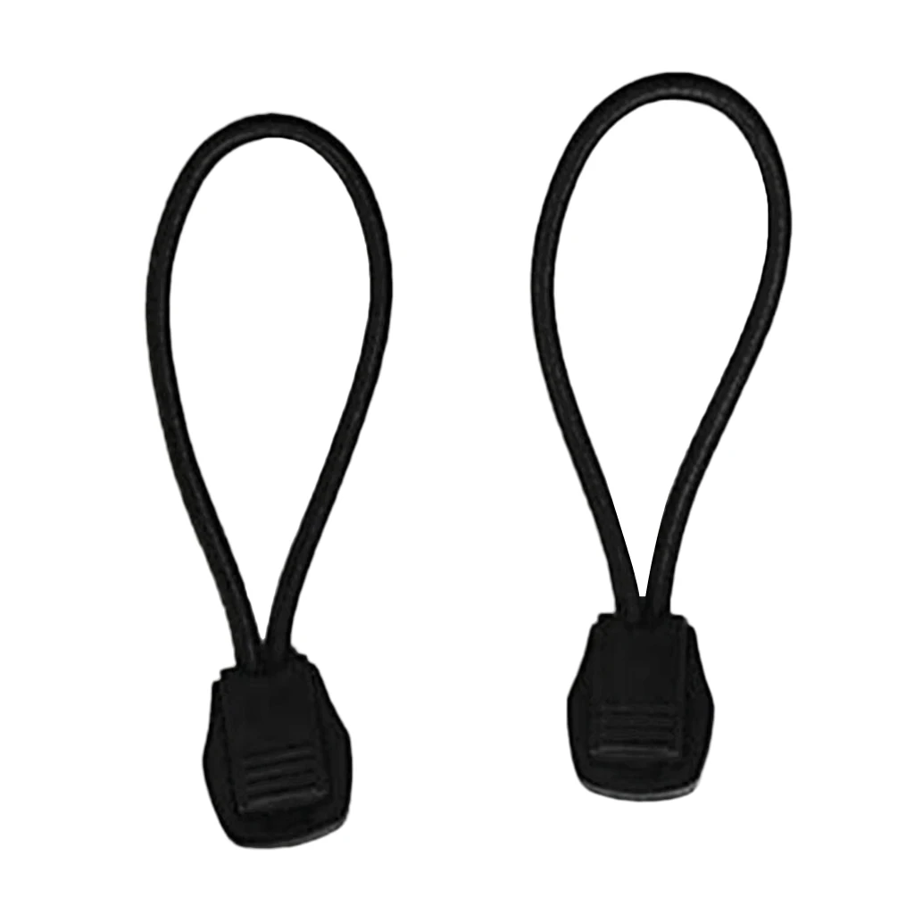 2 Pieces Elastic Rubber Strap Shock Cord Snorkel Tube Pipe Fixing Rope Tie Down Replacement for Scuba Diving Breathing