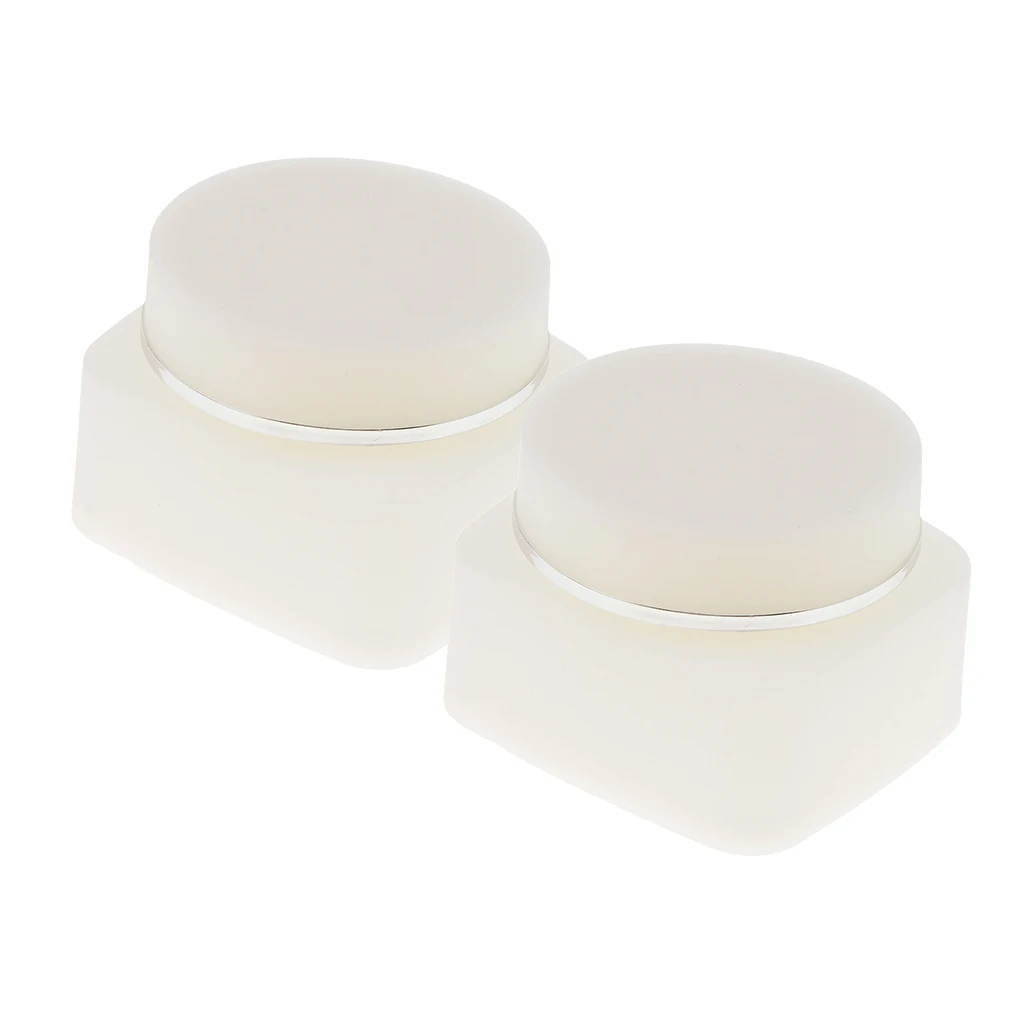 Plastic Empty Cosmetic Sample Jars Face Cream Lip Balm Foundation Storage Pot (2PCS, 30g/50g)