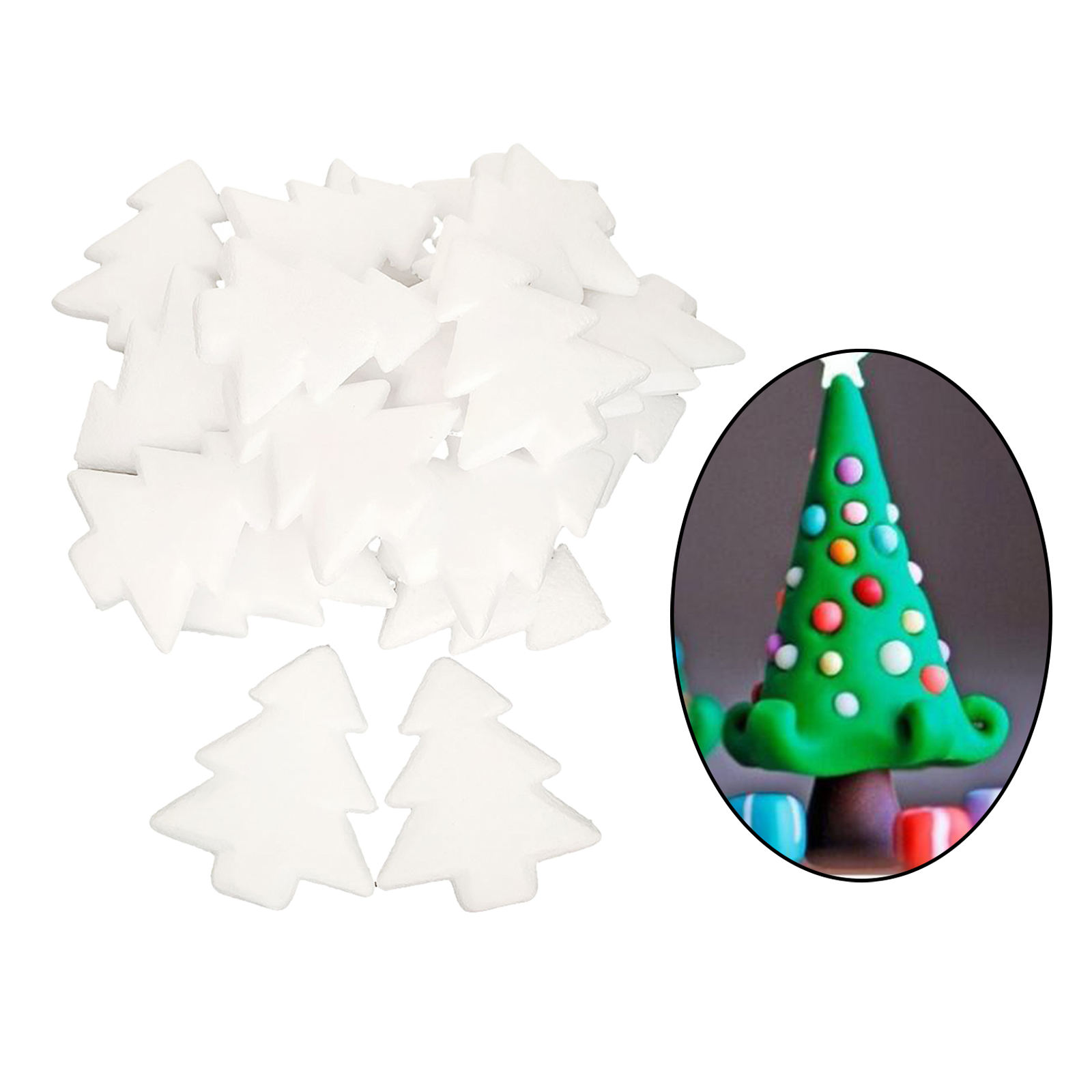 20Pcs/Set DIY Christmas Tree Diy Making Materials Kid Craft for Xmas Party