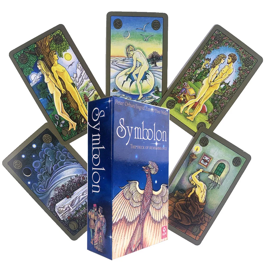 Symbolon The Deck of Remembrance Tarot Card Art Nouveau Adult Games for Party Tarot Deck Witchcraft Psychic Otsuge Uranainandesu