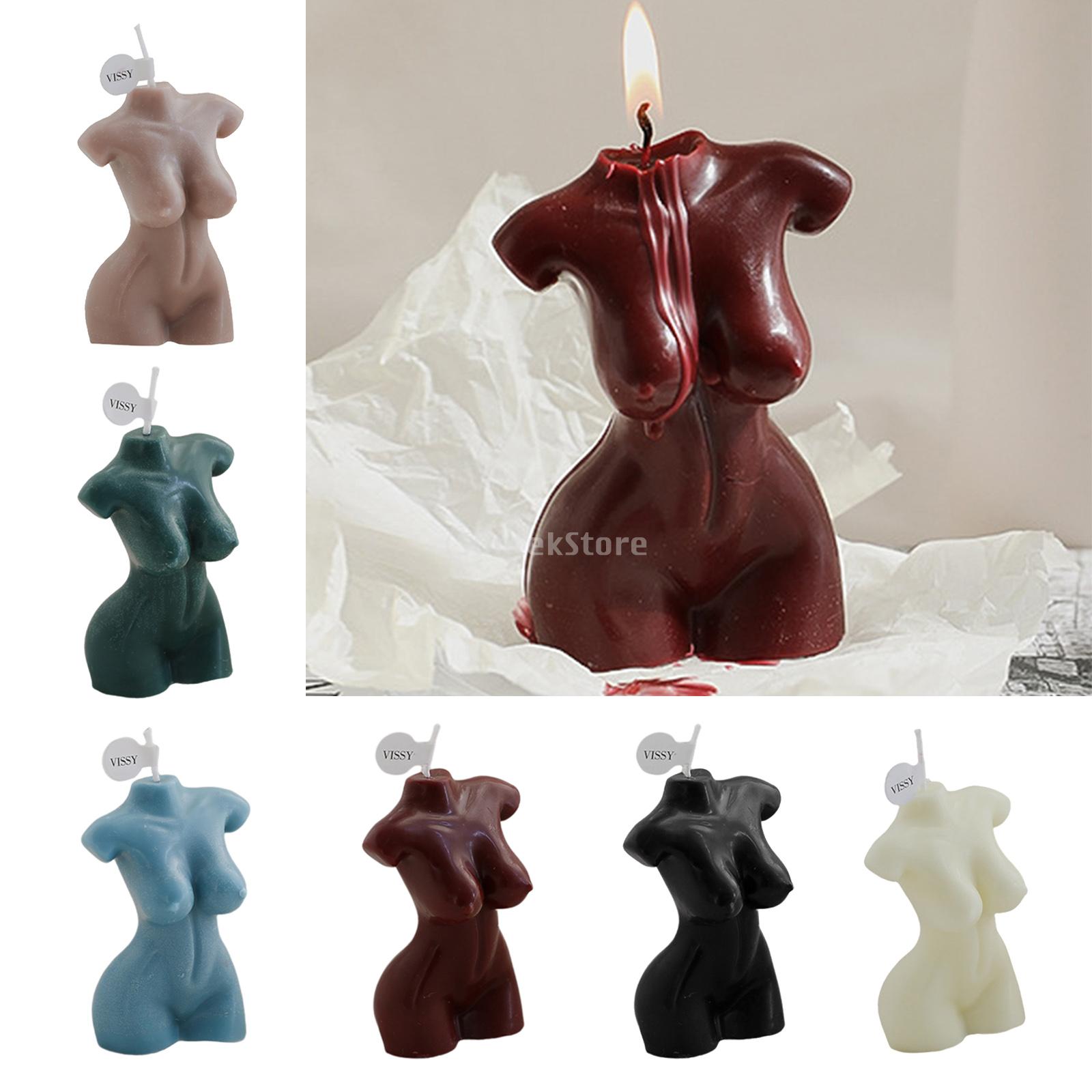 Human Women Body Relaxation Candles Nordic Scented Wax Ornament Photo Props
