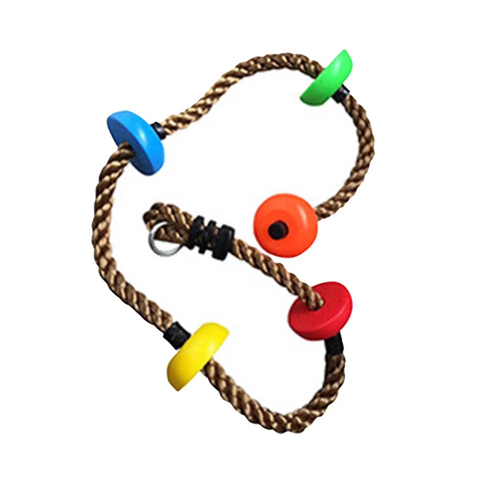 Climbing Rope Disc Accessory Equipment Set Props Games Sports Swing Ladder Swing for Playground Garden Exercise Boys Girls Kids