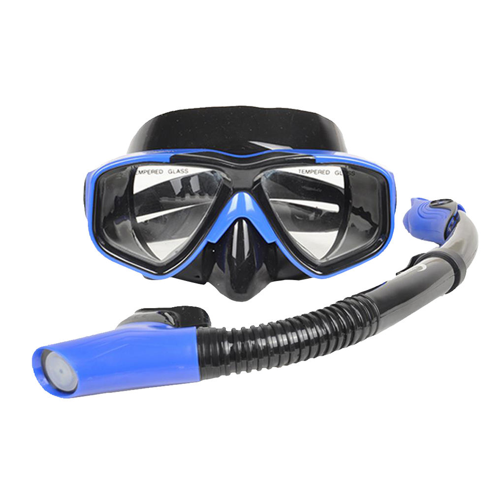 Adjustable Adult Diving Snorkeling Freediving Mask Snorkel Set Dive Goggles Water Sports Free Diving Spearfishing Swimming