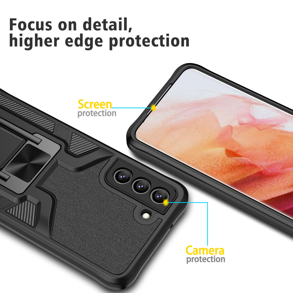 Ring Armor Case for Samsung S21 S20  FE Plus Ultra A32 A52 A72  Heavy Duty Protective Rugged Shock Magnetic Car With Stand Cover