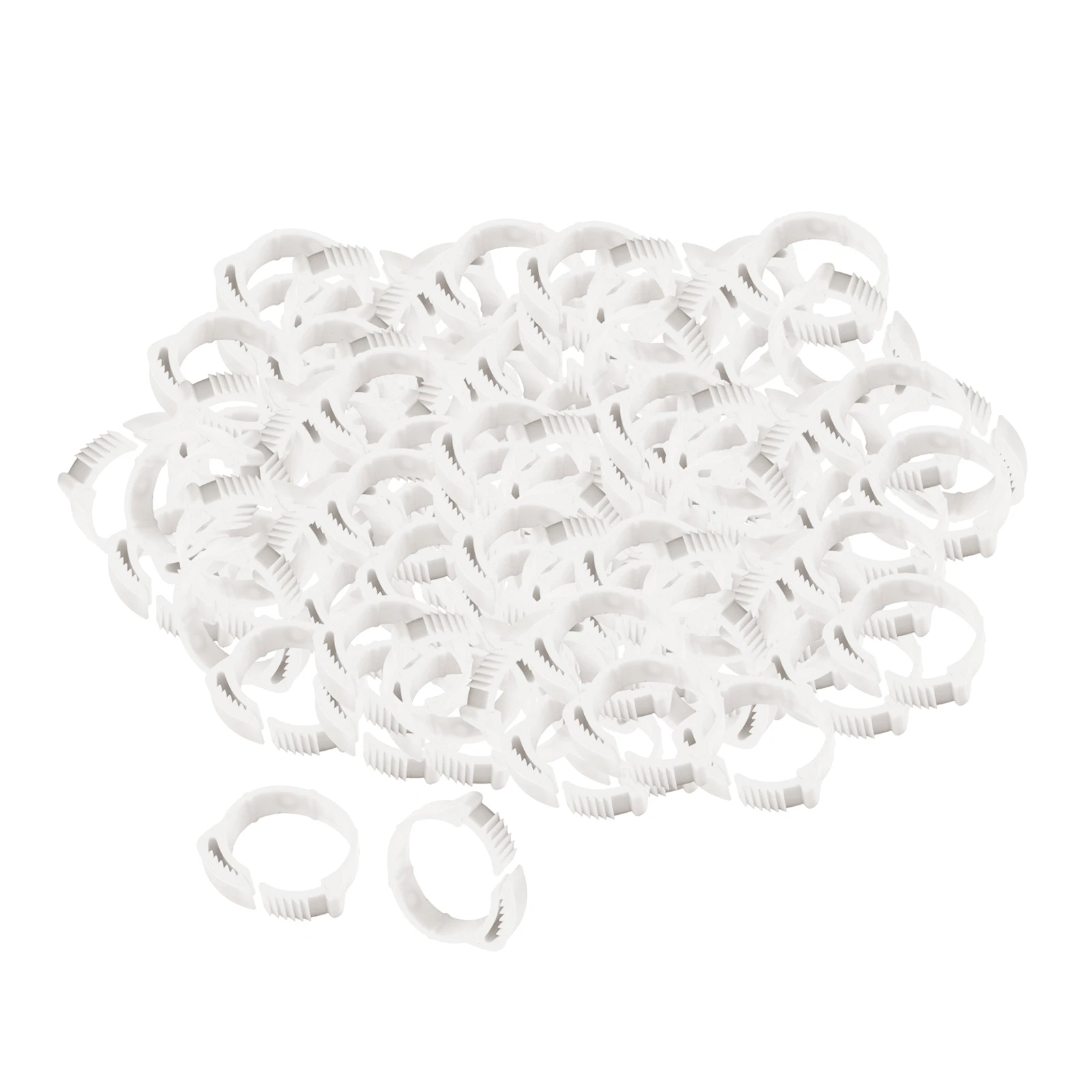 100pcs Chicken Leg Rings 001-100 Chicks Leg Band Clip Identification Bands