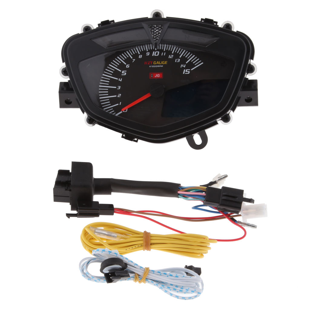 LCD Digital Speedometer Odometer Tachometer With Dual Range Screen Odometer